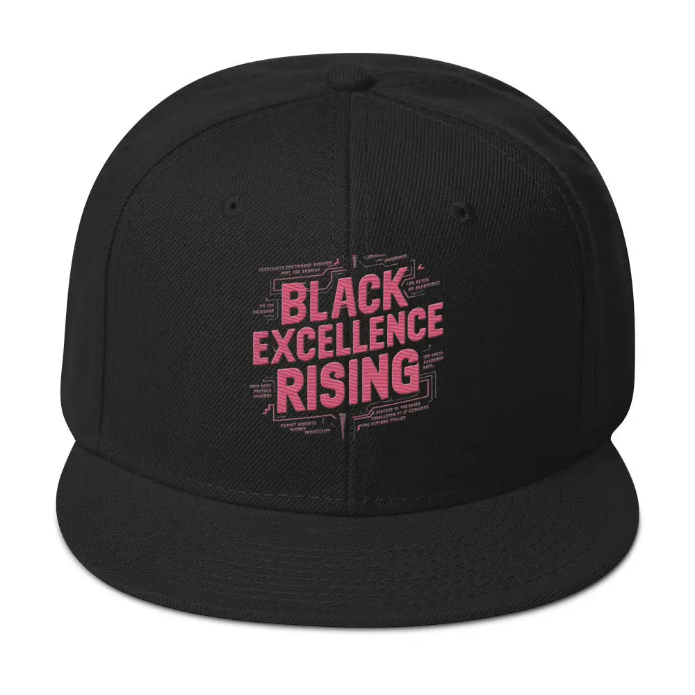 Black Excellence Rising Snapback Hat