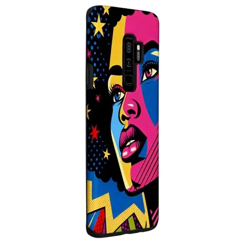 Black Girl Magic Radianting with Rainbow and Stars Case