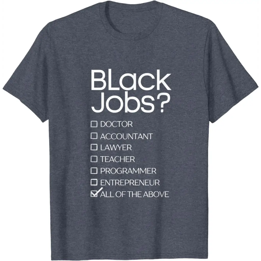 Black Job Definition: Politics professionals T-Shirt