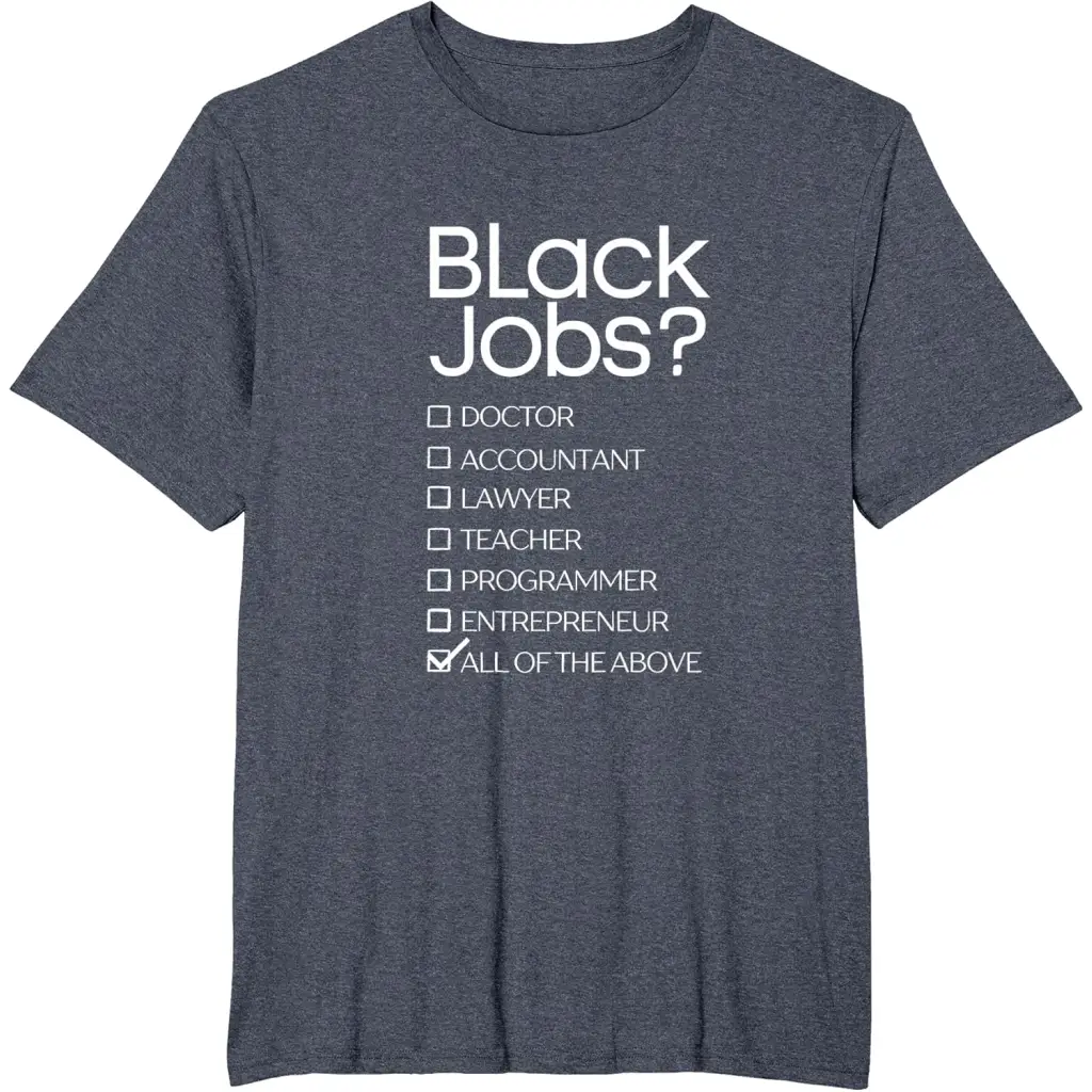 Black Job Definition: Politics professionals T-Shirt