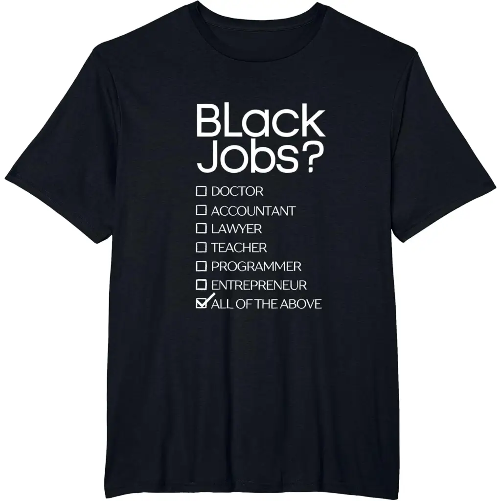 Black Job Definition: Politics professionals T-Shirt