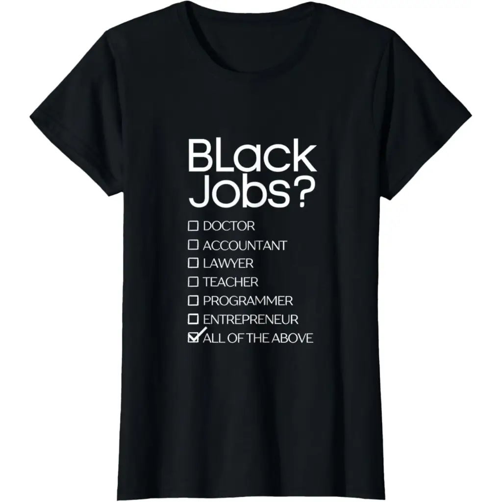 Black Job Definition: Politics professionals T-Shirt