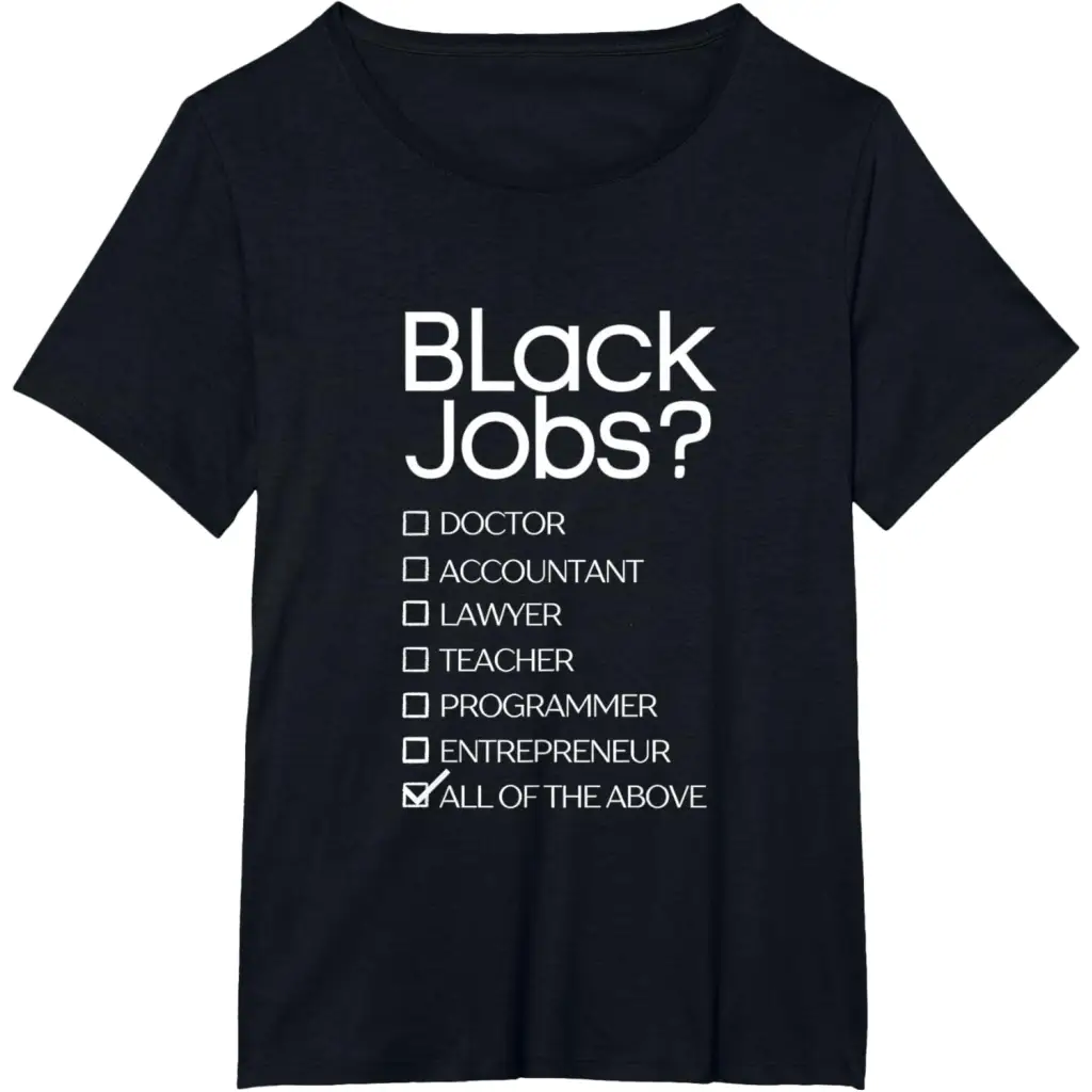 Black Job Definition: Politics professionals T-Shirt