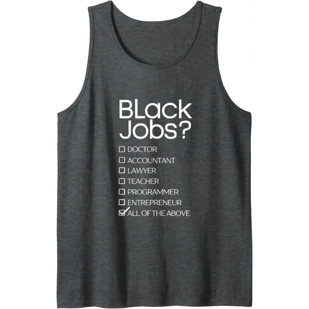 Black Job Definition: Politics professionals Tank Top