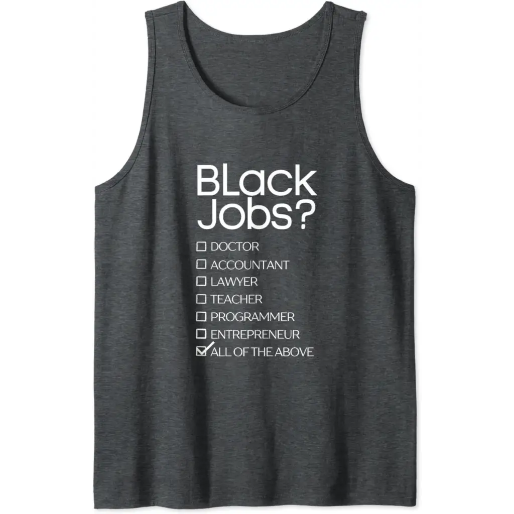 Black Job Definition: Politics professionals Tank Top