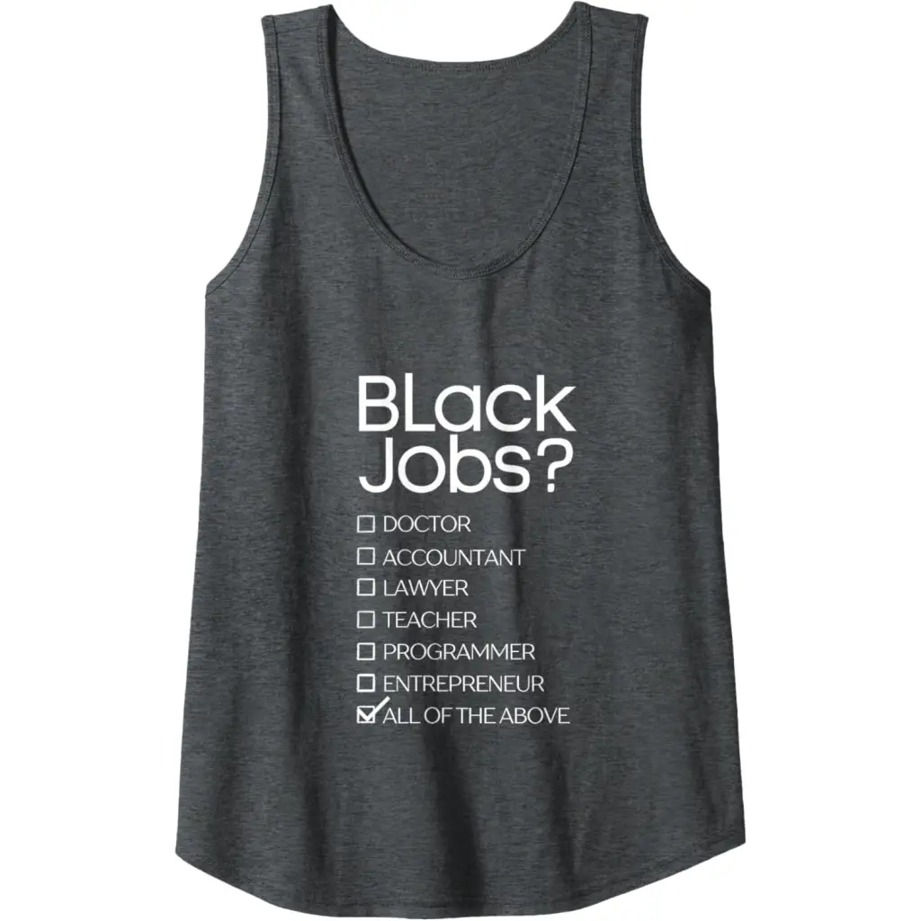 Black Job Definition: Politics professionals Tank Top