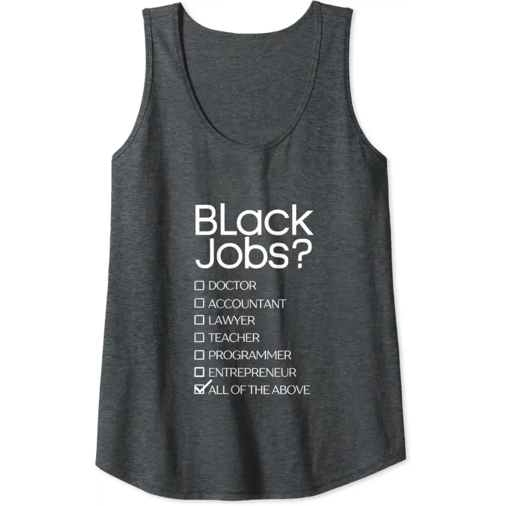 Black Job Definition: Politics professionals Tank Top