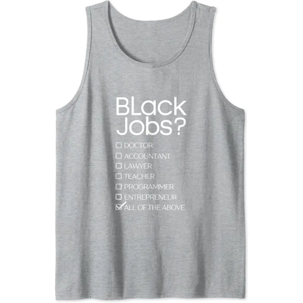 Black Job Definition: Politics professionals Tank Top