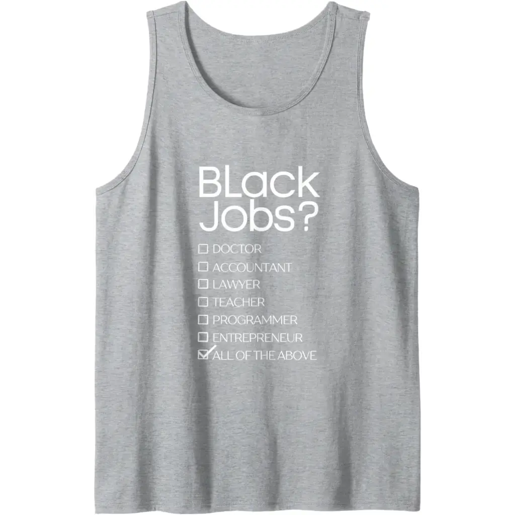 Black Job Definition: Politics professionals Tank Top