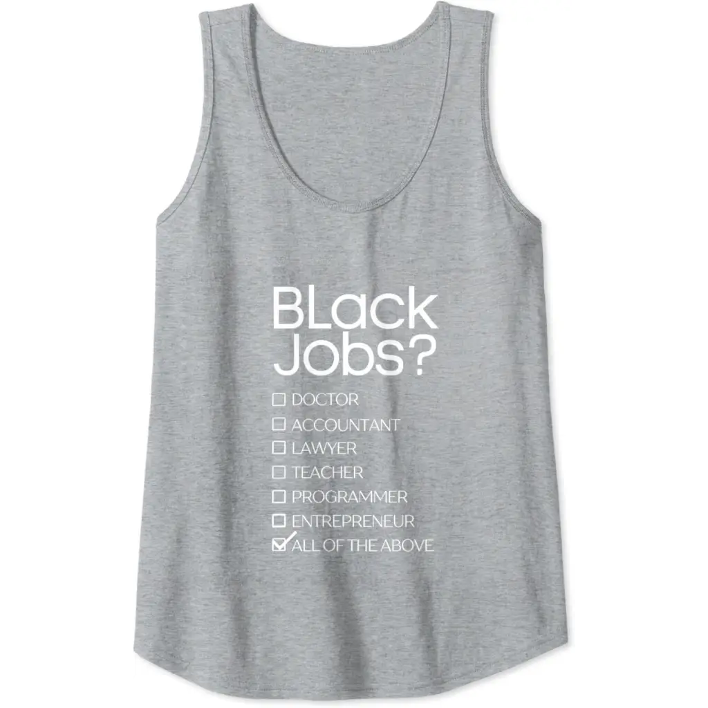 Black Job Definition: Politics professionals Tank Top