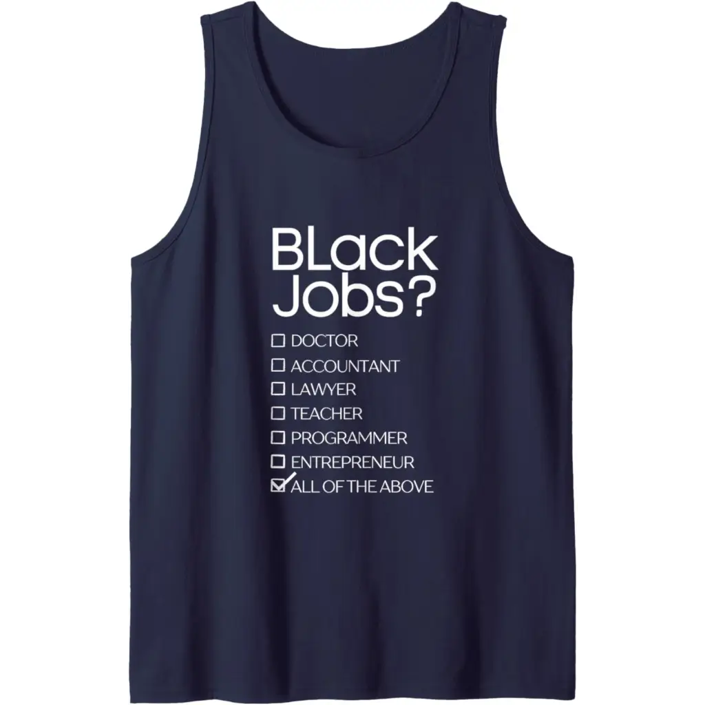 Black Job Definition: Politics professionals Tank Top