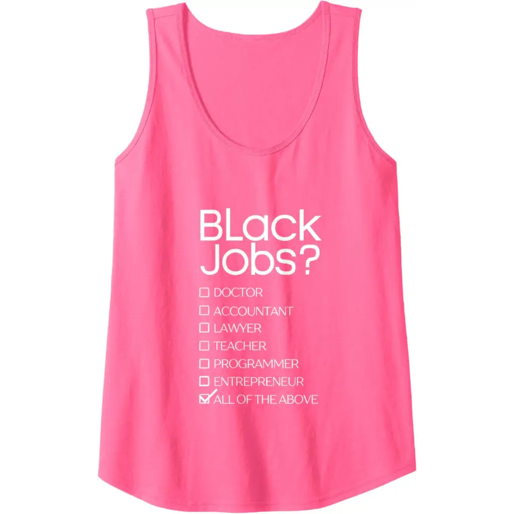 Black Job Definition: Politics professionals Tank Top