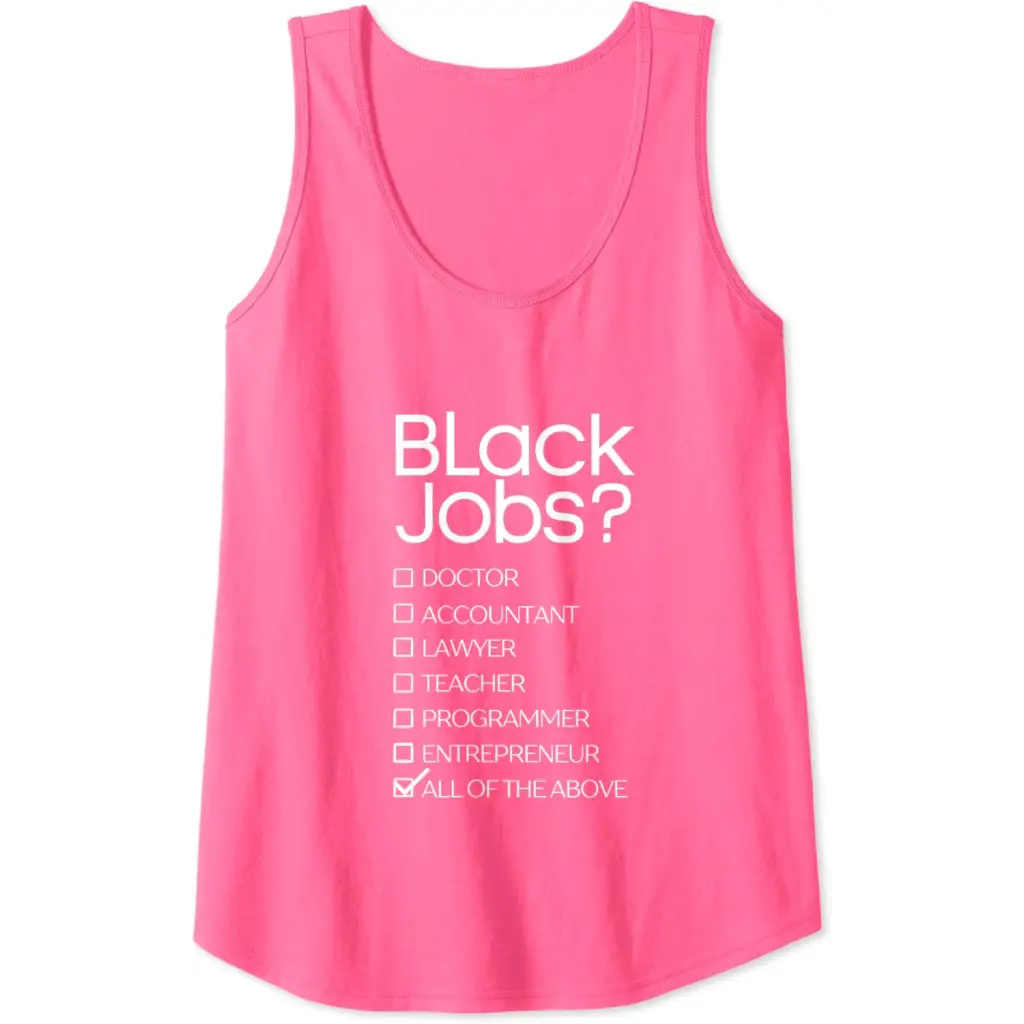 Black Job Definition: Politics professionals Tank Top