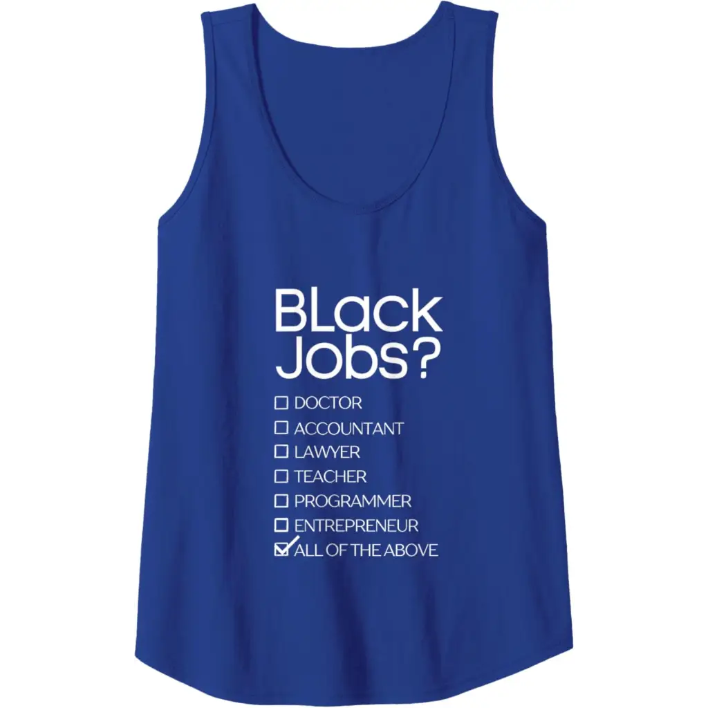 Black Job Definition: Politics professionals Tank Top