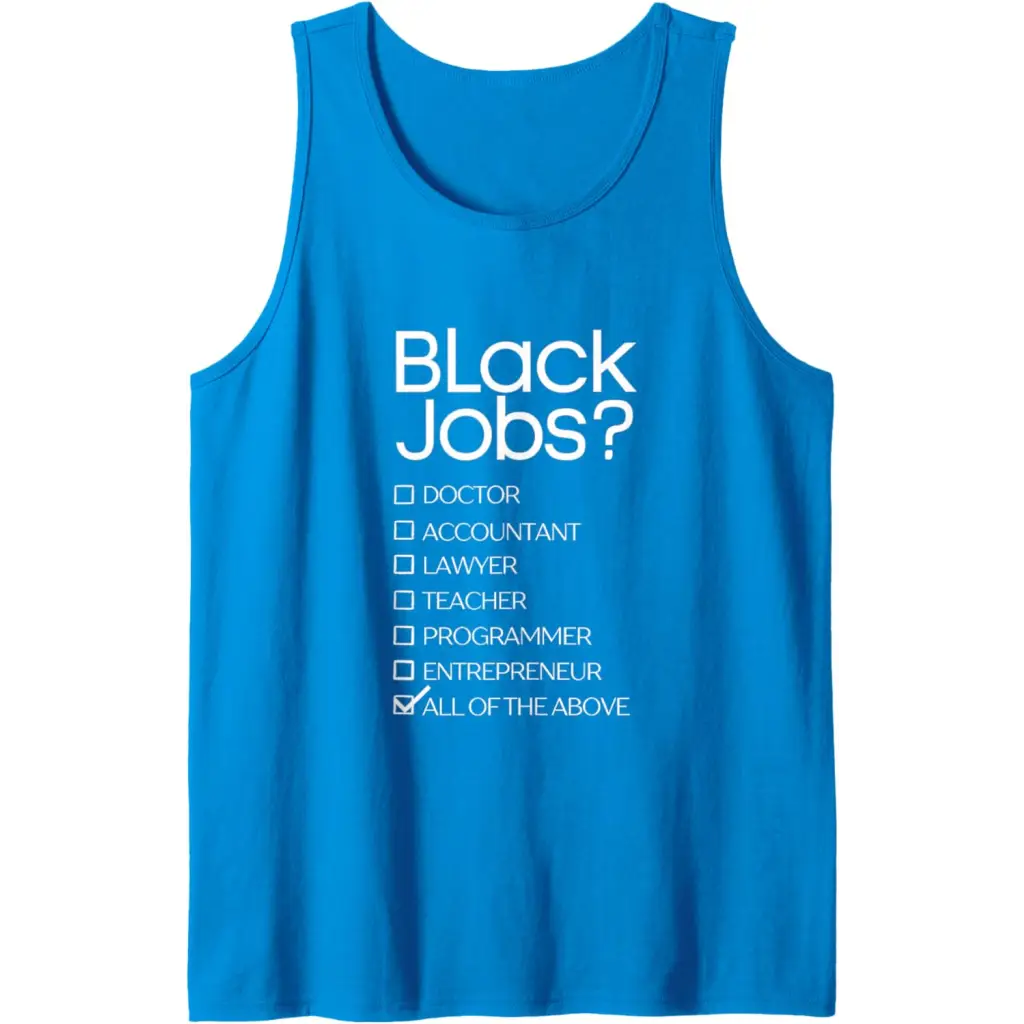 Black Job Definition: Politics professionals Tank Top