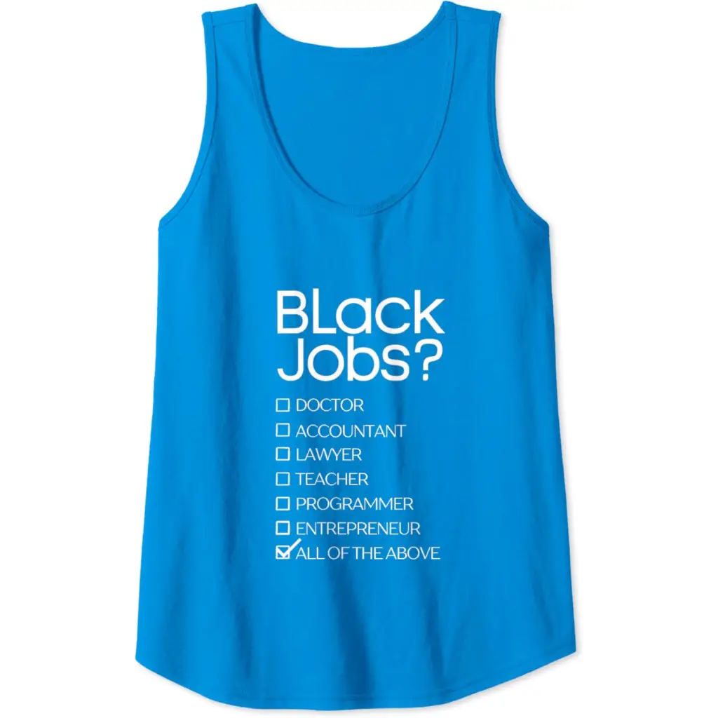 Black Job Definition: Politics professionals Tank Top