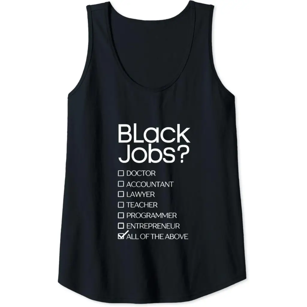 Black Job Definition: Politics professionals Tank Top