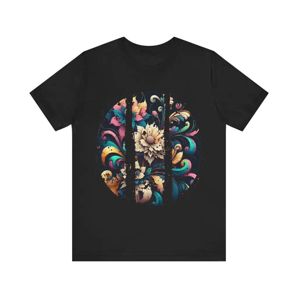 Blooming Radiance Jersey Short Sleeve Tee Black / S T Shirt