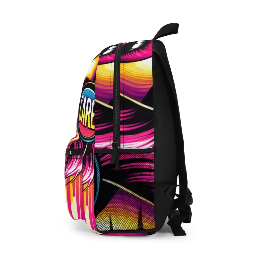 Bold Expression in Pop Art Backpack One size Bags