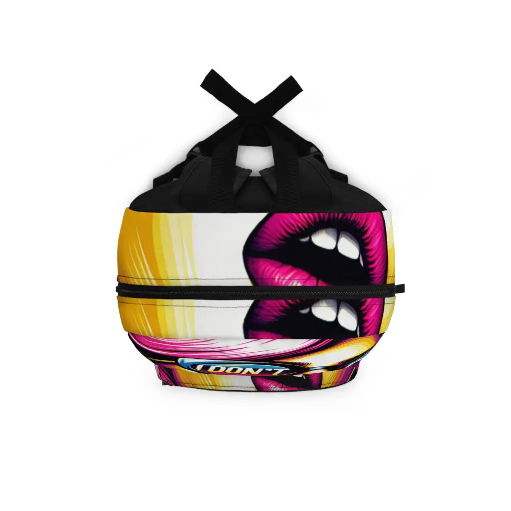 Bold Expression in Pop Art Backpack One size Bags