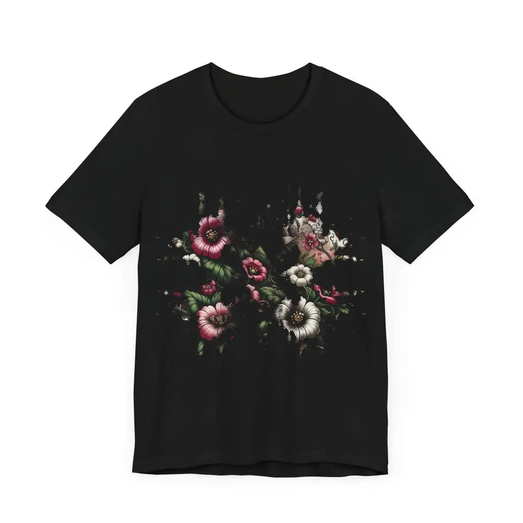 Botanic Illustration in Bloom - Jersey Short Sleeve Tee