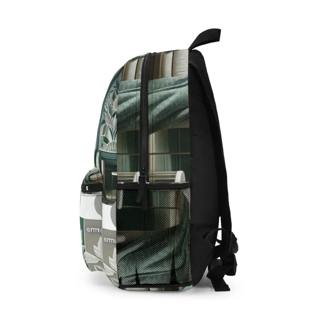 Botanical Elegance in Verdant Interior Design - Backpack