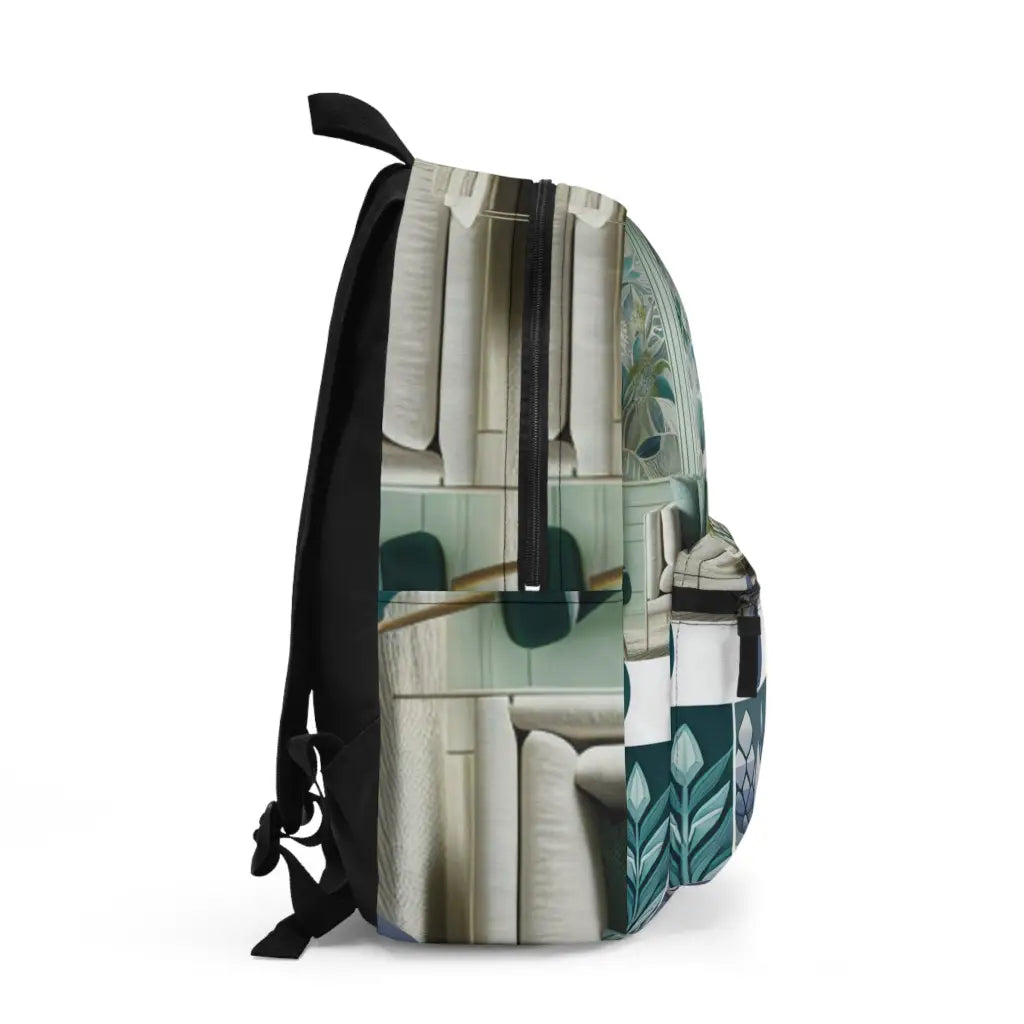 Botanical Elegance in Verdant Interior Design - Backpack