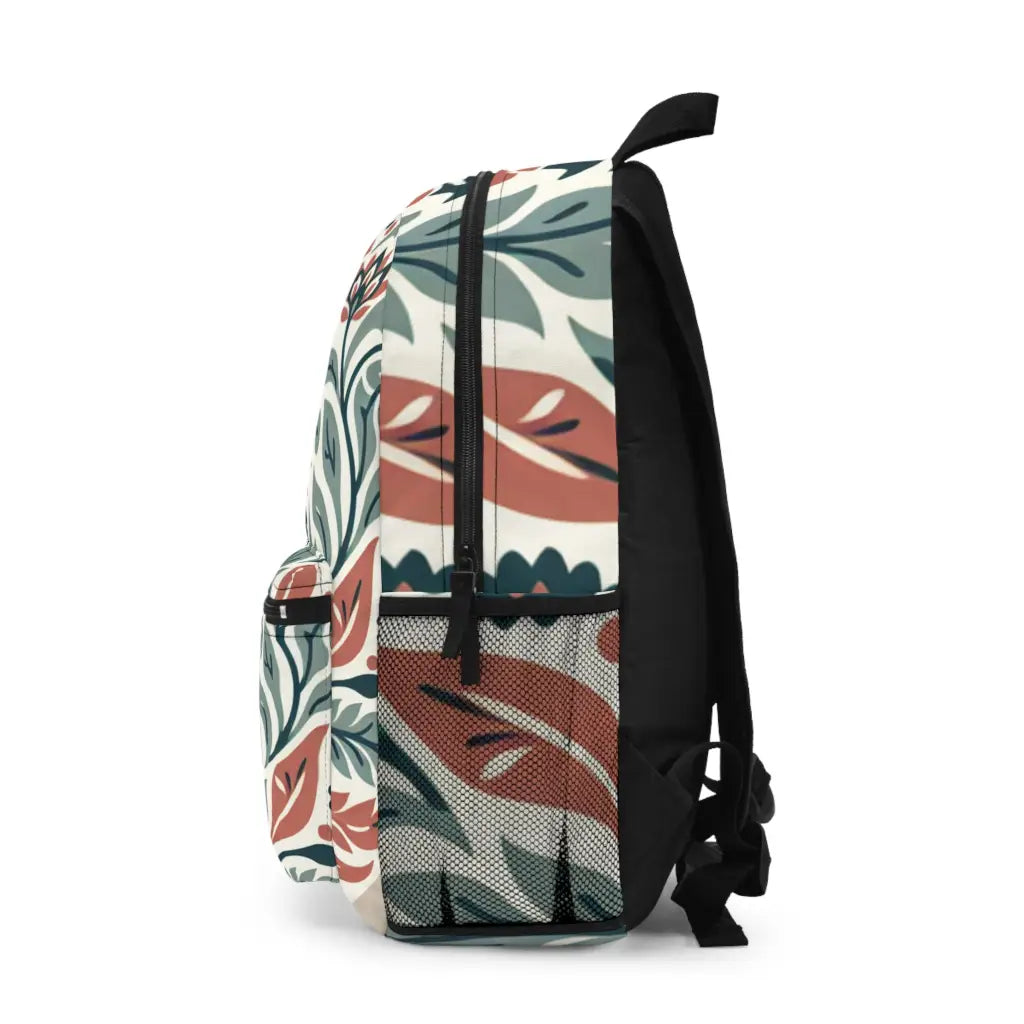 Botanical Whirl Pattern - Backpack - One size - Bags