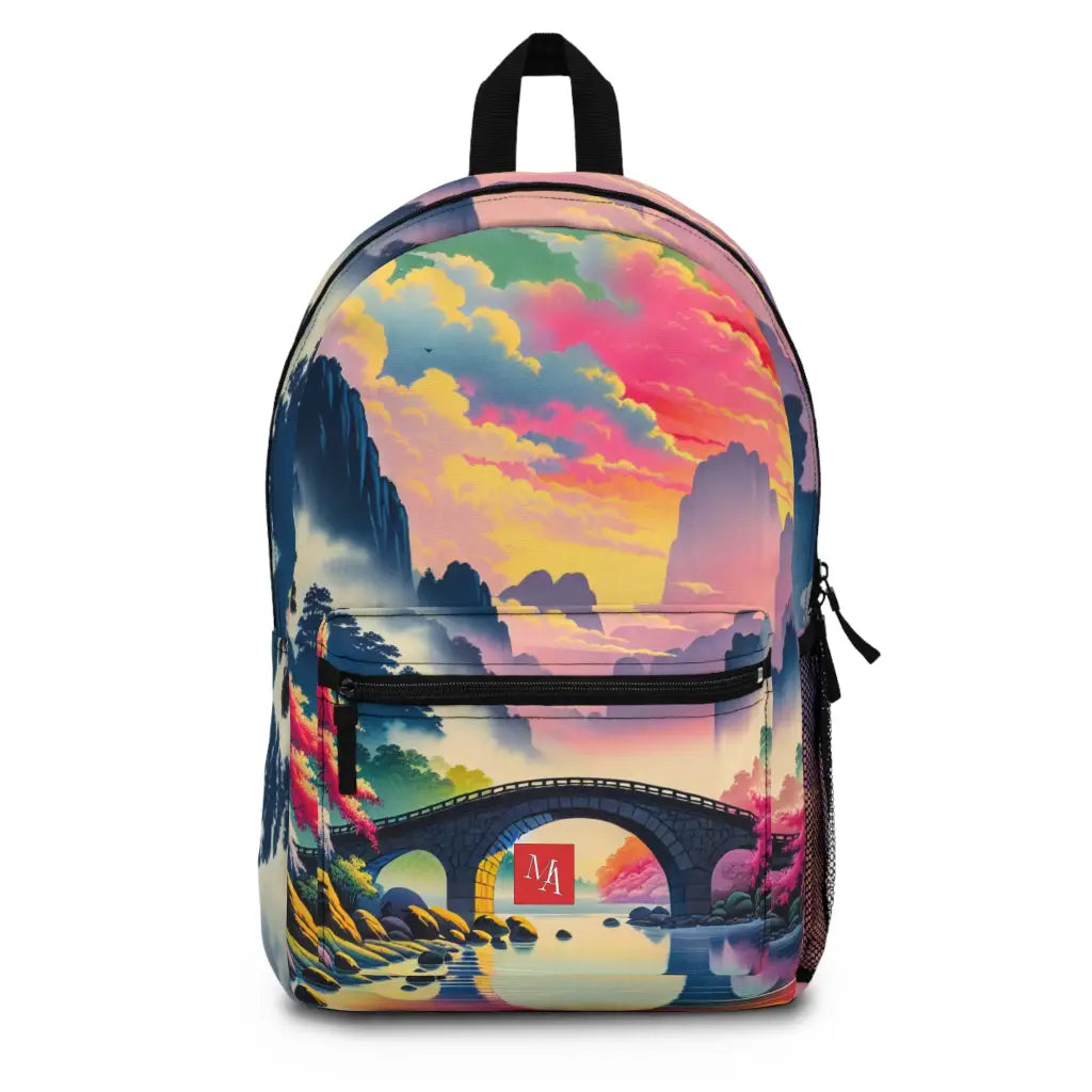 Bridge in a Vivid Grove Backpack One size Bags
