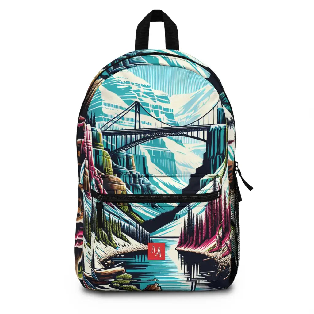Bridge Over Glacial Pass Backpack One size Bags