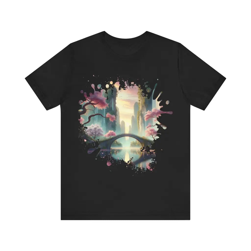 Bridges of Tranquility Jersey Short Sleeve Tee Black / S T