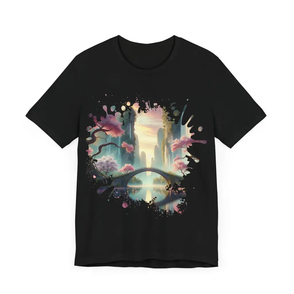 Bridges of Tranquility Jersey Short Sleeve Tee T Shirt