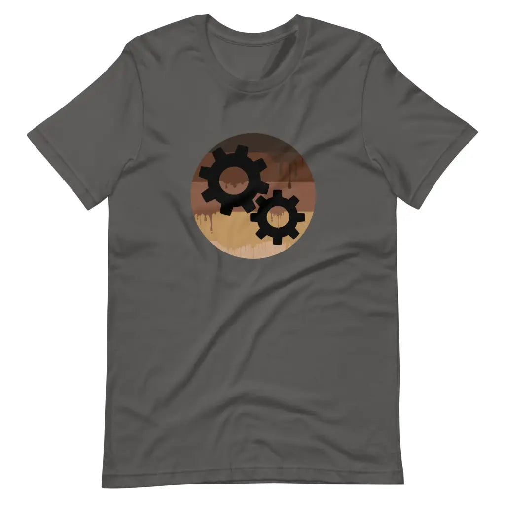 Brown STEM Short-sleeve unisex t-shirt - Asphalt / S