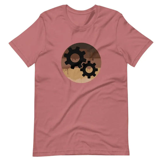 Brown STEM Short-sleeve unisex t-shirt - Mauve / S - T-Shirt