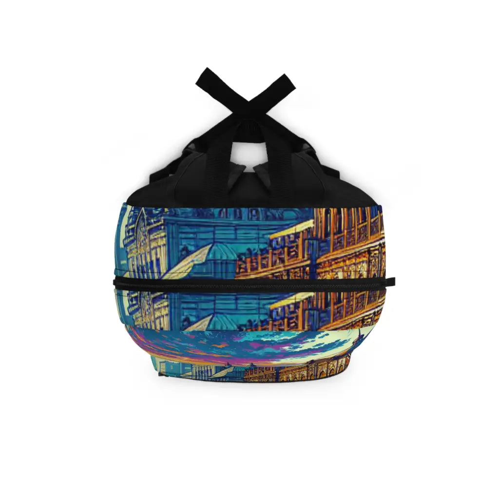 Bustling Rainy Parade Backpack One size Bags