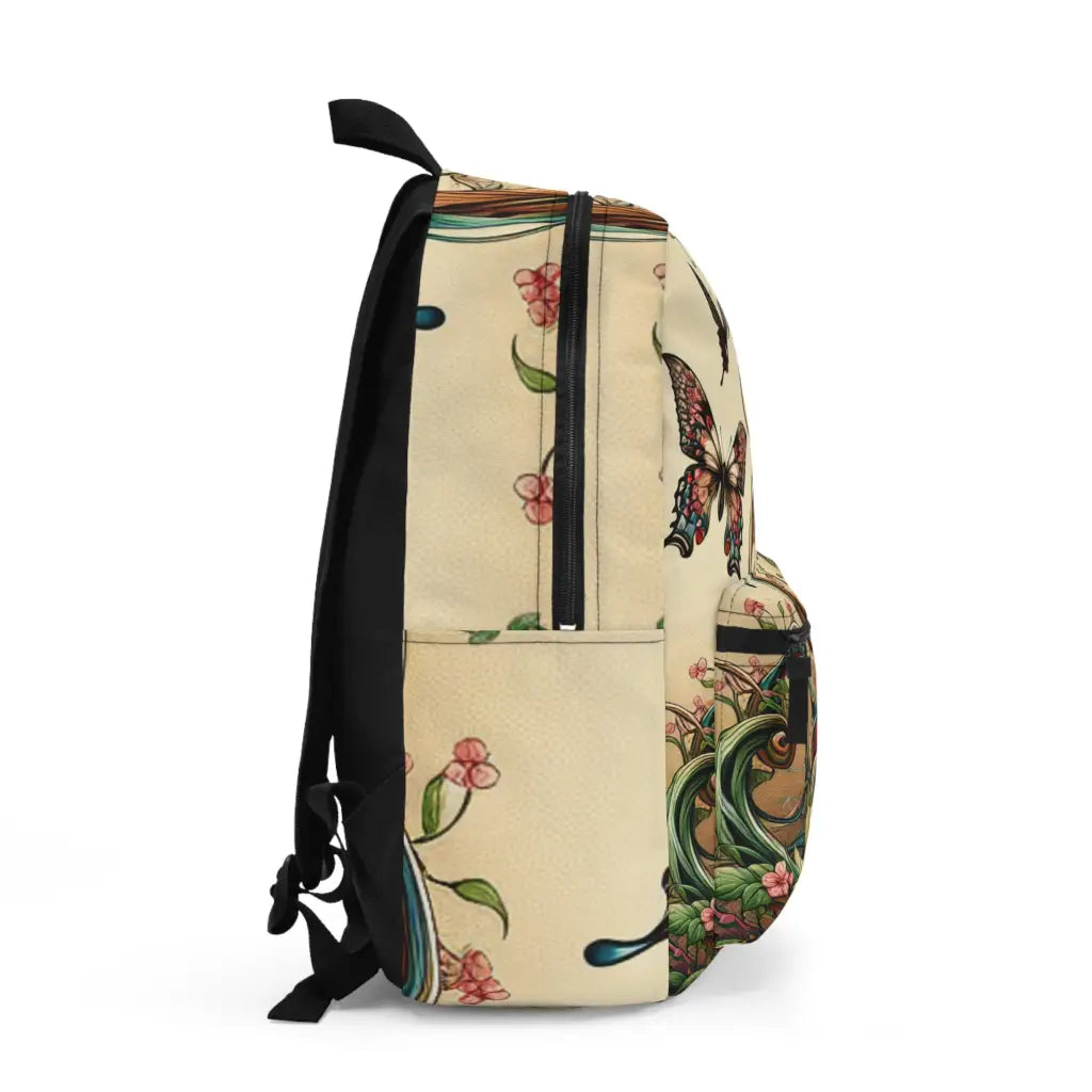 Butterflies and Floral Delight Backpack One size Bags
