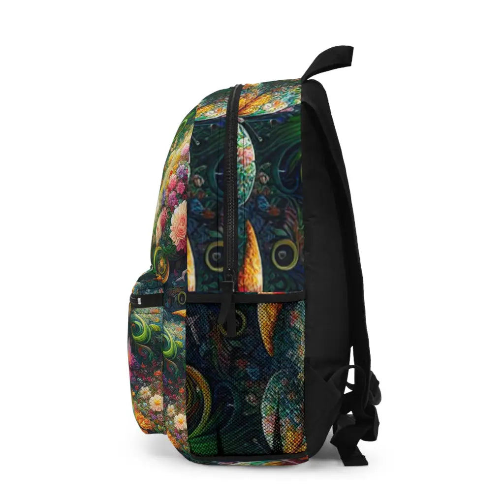 Butterfly Sanctuary in Blooming Meadow Backpack One size