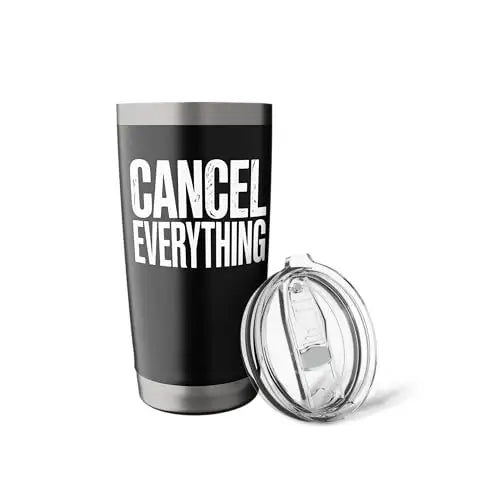 Cancel Everything – Minimal Bold Design Stainless Steel