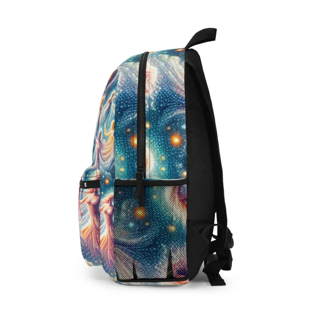 Celestial Dance in the Cosmos Backpack One size Bags