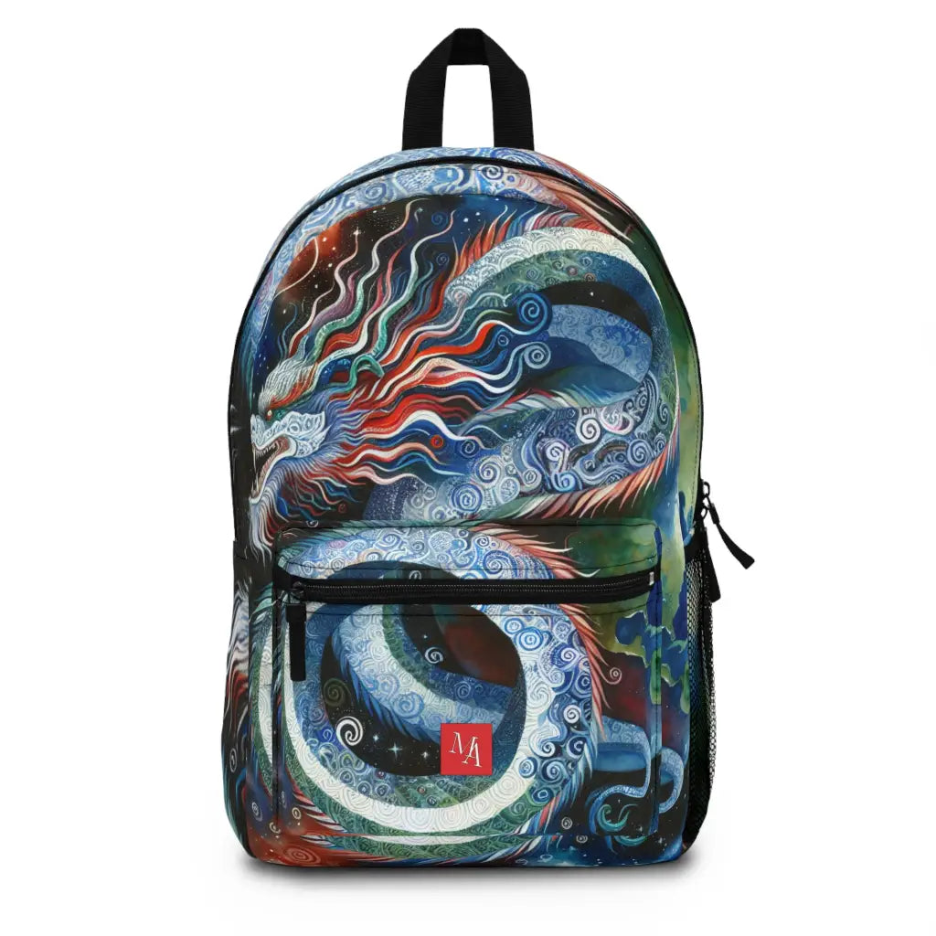 Celestial Dragon’s Journey Through Space Backpack One size