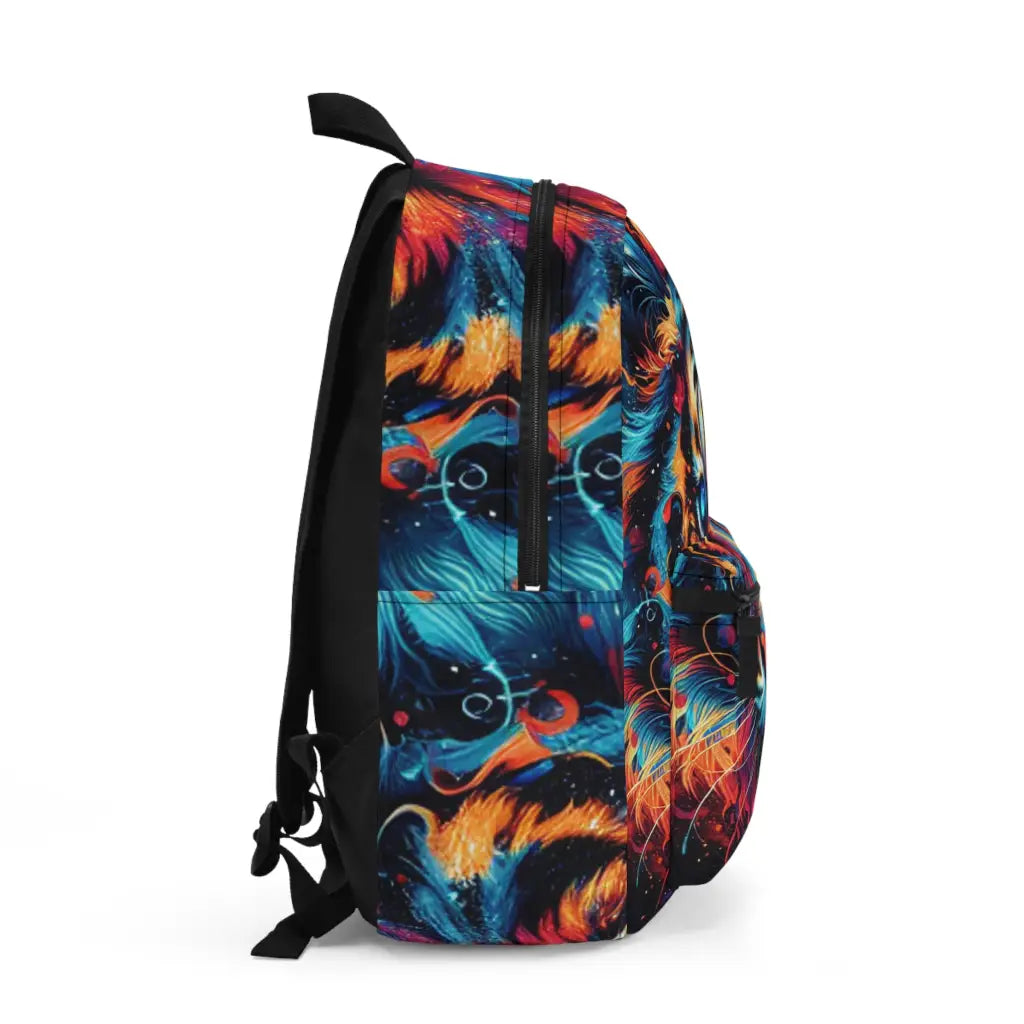Celestial Feline Portrait Backpack One size Bags