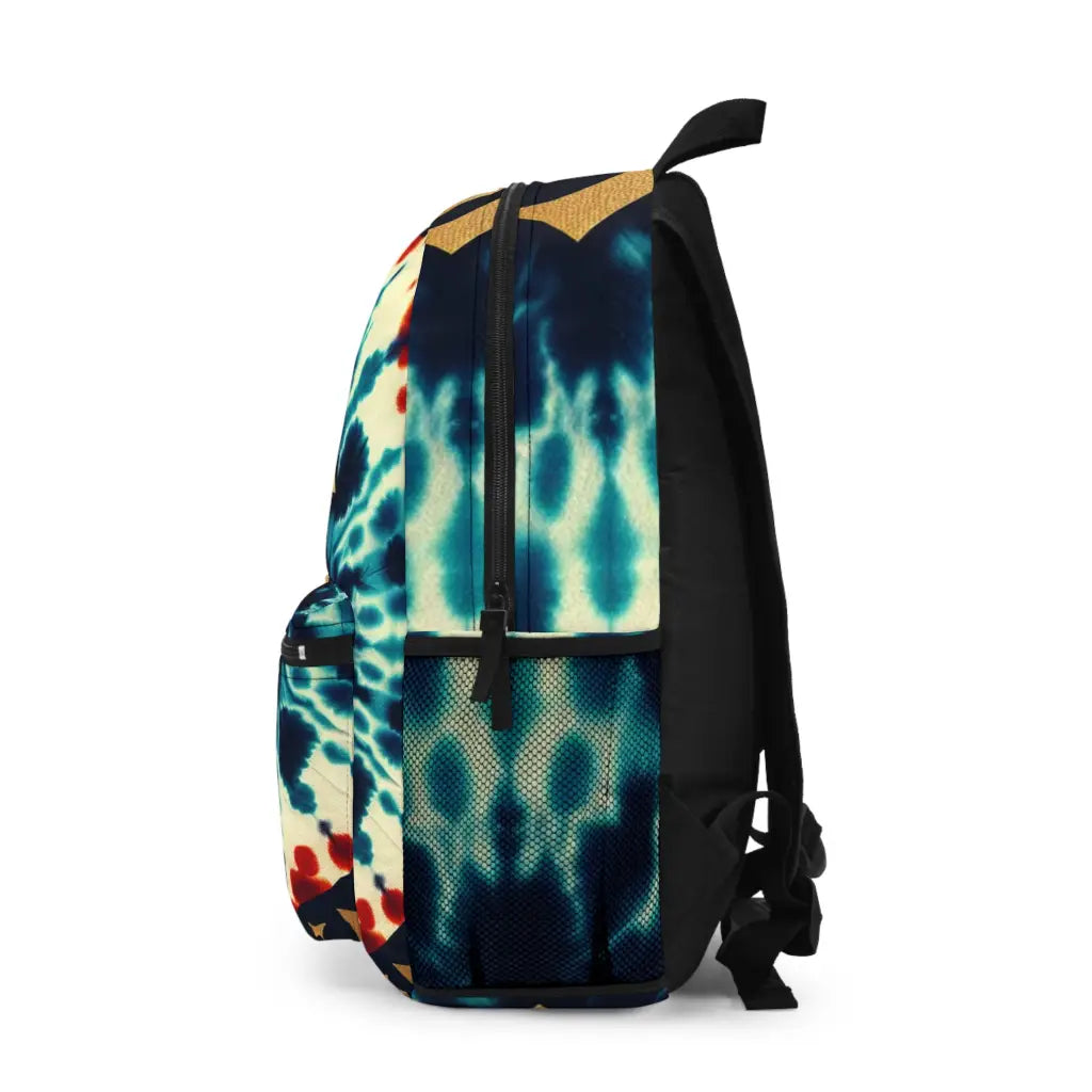 Celestial Rhythms and Financial Symbols - Backpack