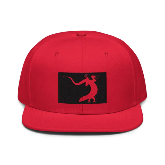 Chameleon Snapback Hat - Red