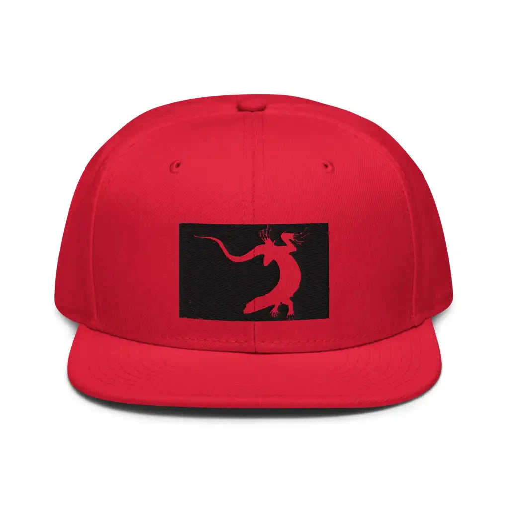 Chameleon Snapback Hat - Red