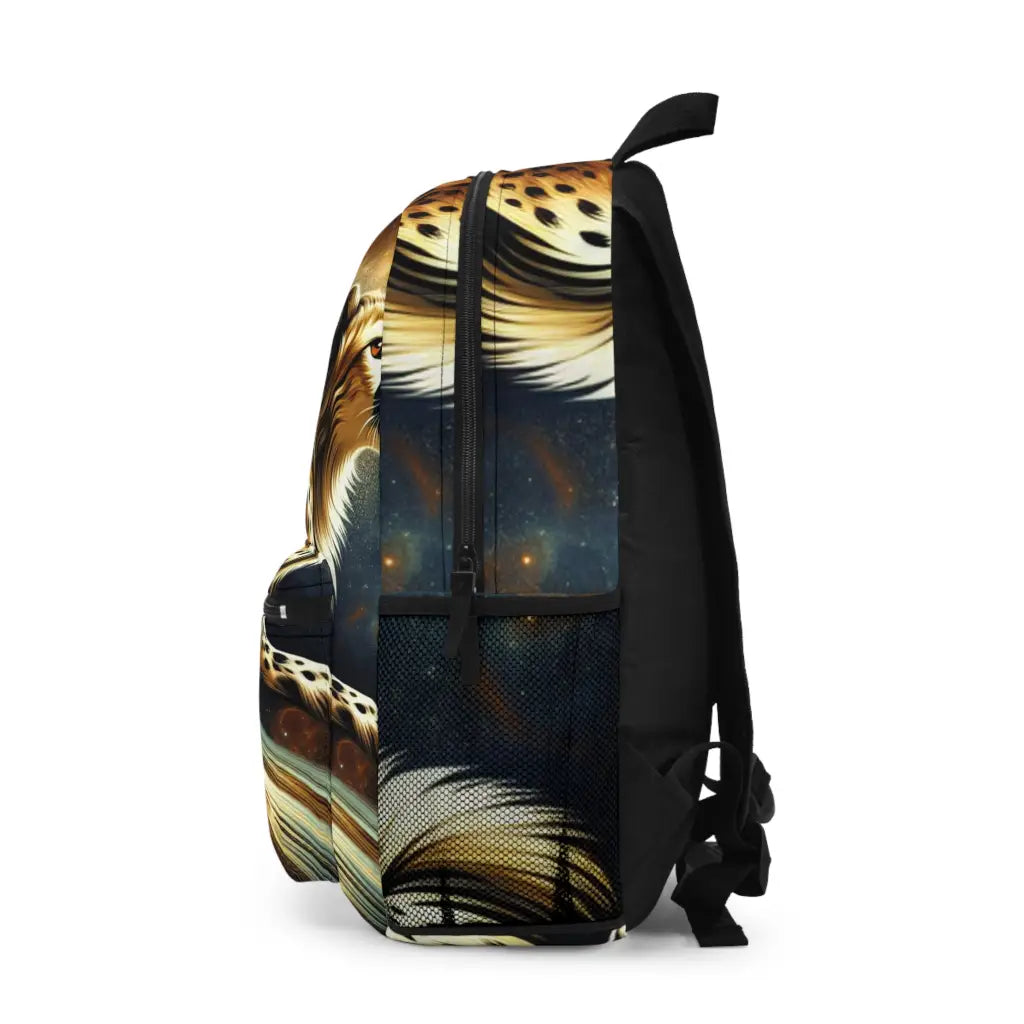 Cheetah’s Cosmic Pursuit Backpack One size Bags