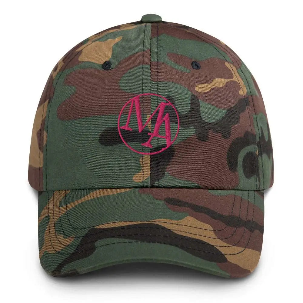 Cherry Maxwell Alexanders Insignia Dad hat - Green Camo