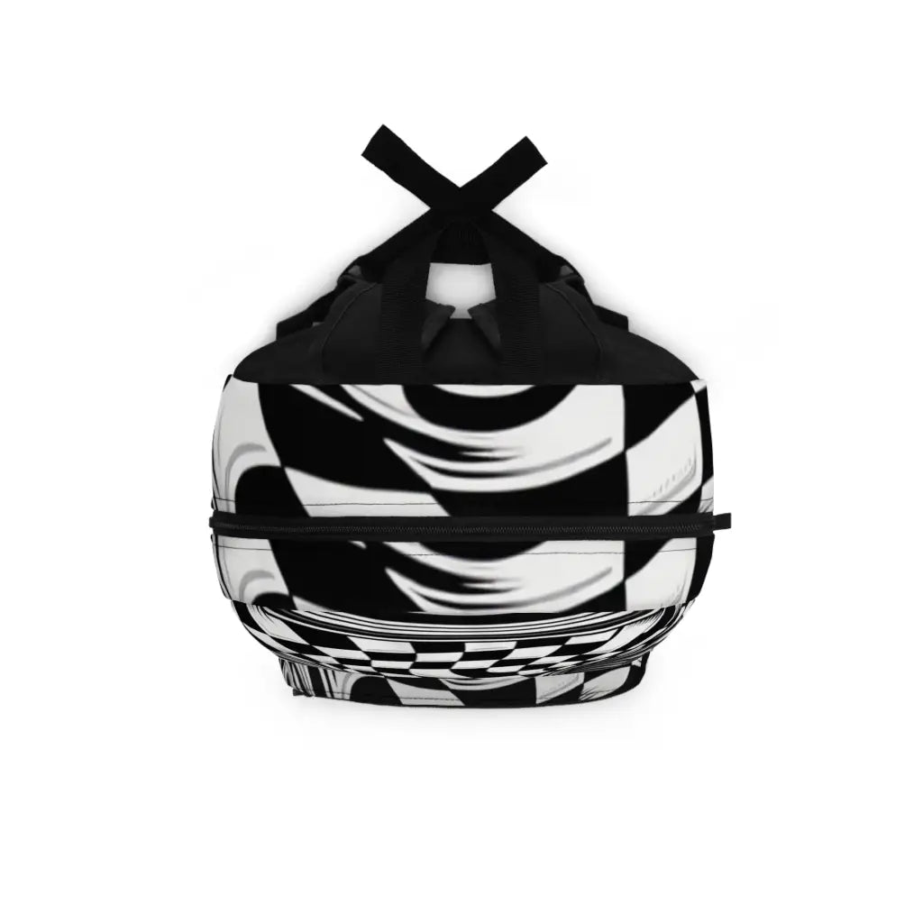 Chessboard Illusion Backpack One size Bags