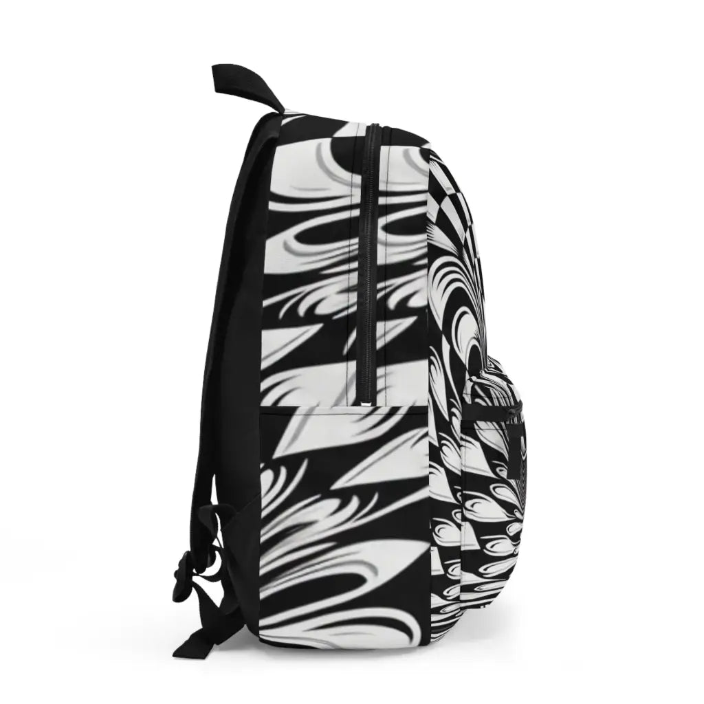 Chessboard Illusion Backpack One size Bags