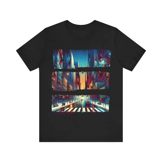 Chromatic Avenue Glide - Jersey Short Sleeve Tee - Black