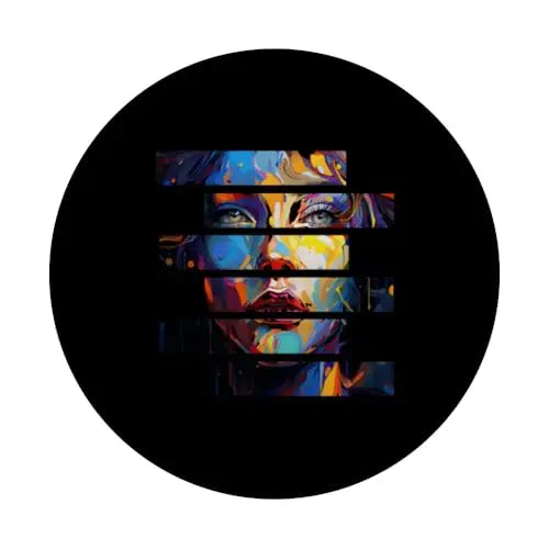 Chromatic Fragmentation: Kaleidoscope of Emotion PopSockets